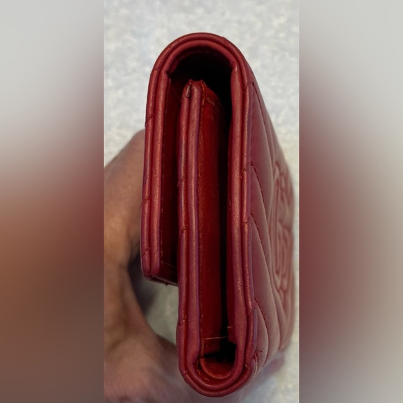 Gucci Marmont Red Compact Wallet - Picture 4 of 10